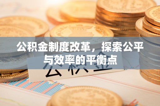 香港岛公积金制度改革，探索公平与效率的平衡点