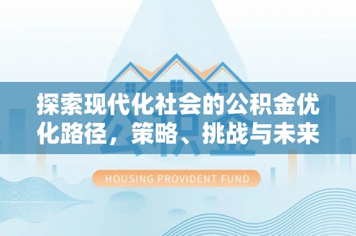 香港岛探索现代化社会的公积金优化路径，策略、挑战与未来展望