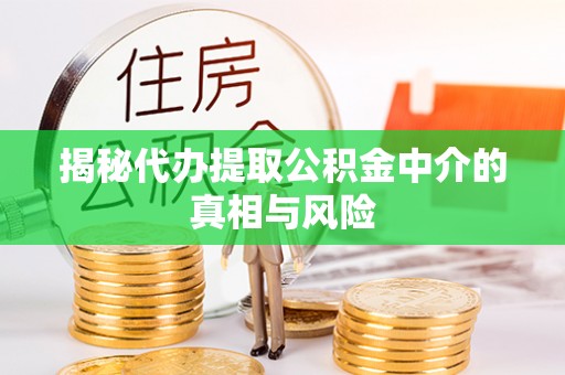 香港岛揭秘代办提取公积金中介的真相与风险