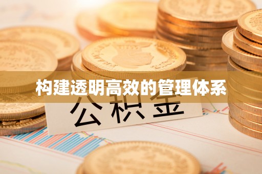 香港岛构建透明高效的管理体系