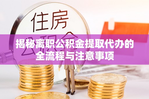 香港岛揭秘离职公积金提取代办的全流程与注意事项