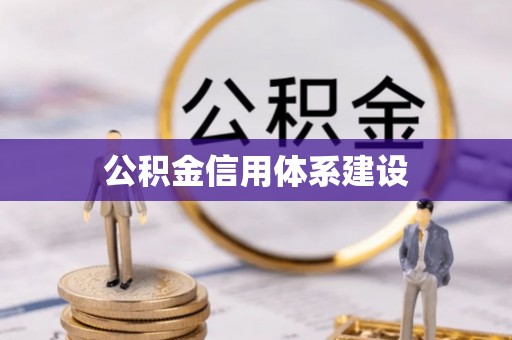 香港岛公积金信用体系建设