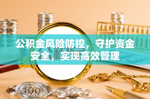 香港岛公积金风险防控，守护资金安全，实现高效管理