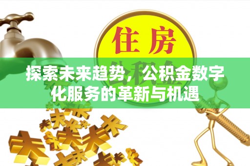 香港岛探索未来趋势，公积金数字化服务的革新与机遇
