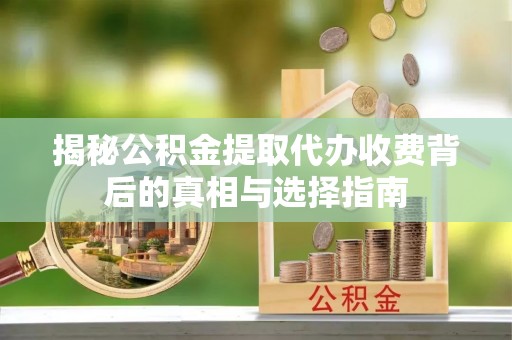 香港岛揭秘公积金提取代办收费背后的真相与选择指南