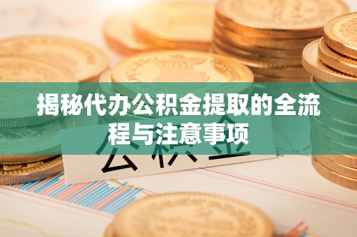 香港岛揭秘代办公积金提取的全流程与注意事项