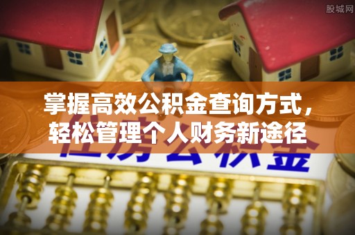 香港岛掌握高效公积金查询方式，轻松管理个人财务新途径